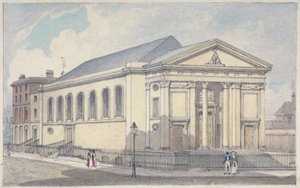 Szent Mária római katolikus templom, Moorfields, London City, 1837