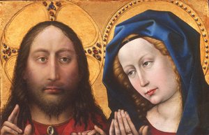 Krisztus és a Szűz alkotó: Robert Campin