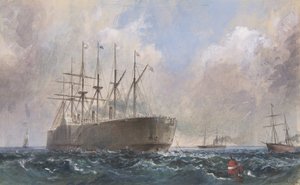 Távírókábel-flotta a tengeren, 1865, 1865-66.