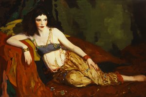 Delhi táncosa alkotó: Robert Cozad Henri