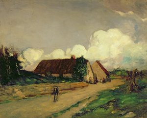 Régi Bretagne-i parasztházak alkotó: Robert Cozad Henri