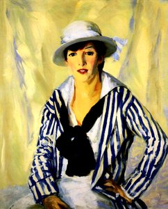Élő kék csíkban, 1914