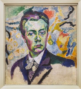 Önarckép - Delaunay Robert (1885-1941) - 1905-1906 tél - Magasság: 0,54 m - Hosszúság: 0,46 m - Párizs, Pompidou központ - Musee national d