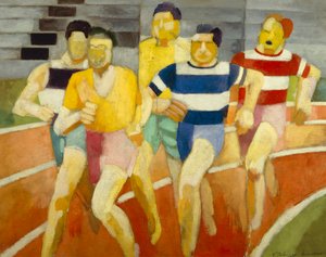 The Runners, 1924 körül (olaj, vászon)