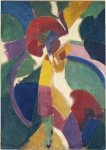 Nő napernyővel, 1913