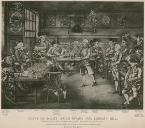 Court of Equity, Belle Savage Inn, Ludgate Hill, London