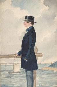 Egy vitorlás, 1806-65. alkotó: Robert Dighton the Younger