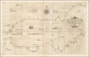 A Földközi-tenger nyugati részének és Gibraltárnak 1646-os térképe Robert Dudley tollából.