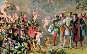 Jelenet Shakespeare Vihar című művéből, 1856-1858