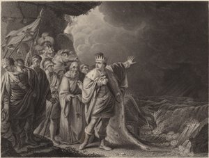 Canute megdorgálja udvaroncait