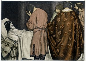 Tristan halála – a „Tristán és Iseult római” című művében, Robert Engels