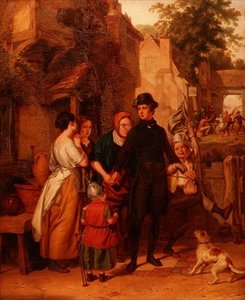 Az elválás – egy újonc búcsút vesz a családjától alkotó: Robert Farrier