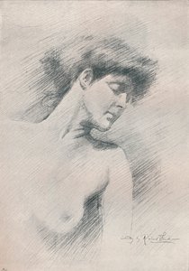Nőtanulmány, c1895, 1897