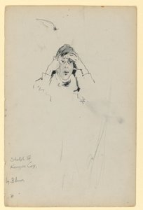 Kenyon Cox vázlata alkotó: Robert Frederick Blum