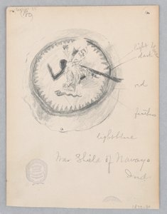 Navajo háborús pajzsa alkotó: Robert Frederick Blum