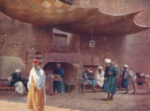 Egy arab kávézó, Kairó, 1880, 1904