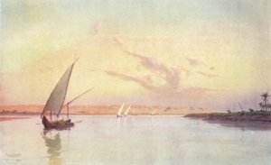 Tel-El-Amarna, a felső oldalon, 1880, 1904 alkotó: Robert George Talbot Kelly