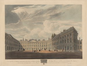 Peckwater Quadrangle, Christ Church, Oxford alkotó: Robert Havell