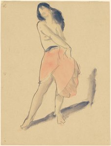 Piros szoknyás táncos, 2. sz alkotó: Robert Henri