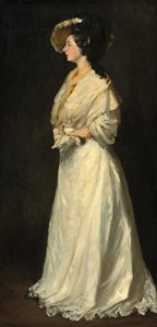 Fiatal nő fehérben, 1904.