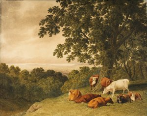 Táj marhákkal, 1819