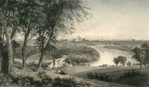 „Philadelphia from Belmont, West Park”, 1874.