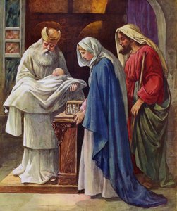 A baba a templomban (színes litó)
