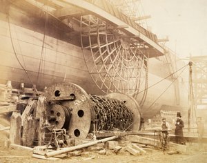 Isambard Kingdom Brunel a „Nagy Kelet” mellett, 1857