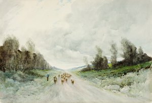 A Northumberland Road (wc papíron) alkotó: Robert J. Hewitt