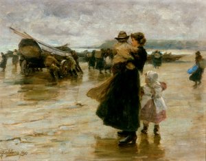 A csónakok vontatása, 1890