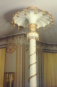 Az északi szalon oszlopának részlete, 1815-23 fotó alkotó: Robert Jones