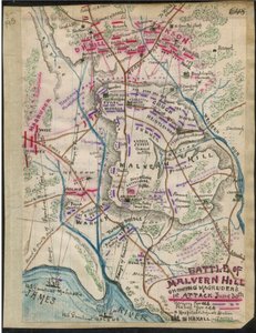 Malvern Hill-i csata, Magruder 1. támadása június 30. LOC gvhs01.vhs00095