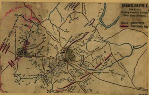 Chancellorsville, 1863. május 2. Stonewall Jackson nagy szárnymozgása LOC gvhs01.vhs00287