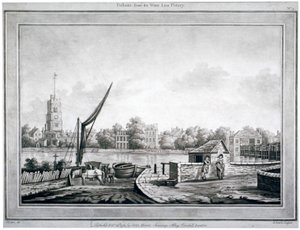 Fulham kilátása a White Lion Innből, Putney, London, 1783