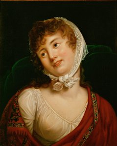 Marie Walewska, Napóleon szeretője és természetes fiának, Alexandernek az anyja ... (olaj, vászon) alkotó: Robert Lefevre