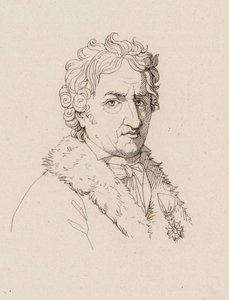 Pierre-Alexandre Monsigny zeneszerző portréja 1729-1817, c. 1810. alkotó: Robert Lefevre