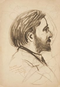 Louis M. Eilshemius portrévázlata, 1903. alkotó: Robert Lindner