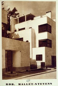 Ház a rue Mallet-Stevens-en, 16. kerület, Párizs, 1930 körül.