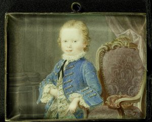 V. Vilmos (1748-1806), Orange-Nassau hercege, gyermekként alkotó: Robert Mussard