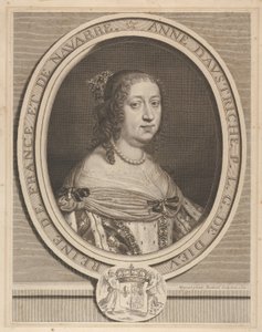 Ausztriai Anna, 1660. alkotó: Robert Nanteuil