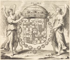 II. Károly, Mantua hercegének fegyverei alkotó: Robert Nanteuil