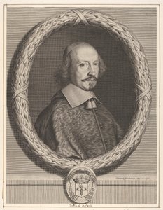 Jules Mazarin bíboros, 1656. alkotó: Robert Nanteuil