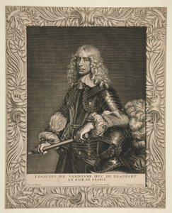 François de Vendôme, Beaufort hercege és Franciaország pairje (Beaufort hercege és francia nemes) alkotó: Robert Nanteuil