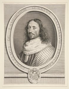 Guillaume de Lamoignon, a párizsi parlament első elnöke (a párizsi parlament első elnöke) alkotó: Robert Nanteuil