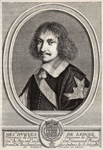 Hugues de Lionne (1611-1671), de Fresnes márki, Berny ura, diplomata és államminiszter volt XIV. Lajos idején. Robert Nanteuil metszete. Magángyűjtemény.