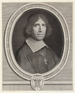 Jean de Montpezat de Carbon, Bourges, majd Sens érseke (Bourges, majd Sens érseke) alkotó: Robert Nanteuil