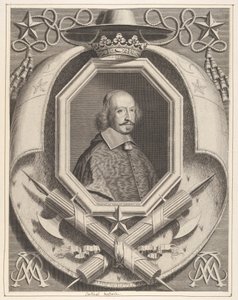 Jules Mazarin bíboros, 1659. alkotó: Robert Nanteuil