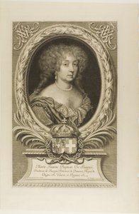 Marie Jeanne Baptiste Baptiste de Savoye alkotó: Robert Nanteuil