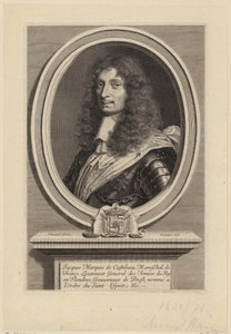 Jacques II de Castelnau francia marsall portréja alkotó: Robert Nanteuil