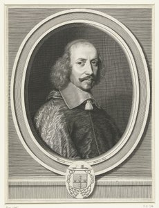 Mazarin bíboros portréja, 1655 alkotó: Robert Nanteuil